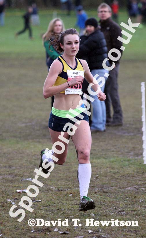 Sarah McDonald (Jarrow) wins the senior womens NEHL, Jarrow. David T. Hewitson/Sports for All Pics